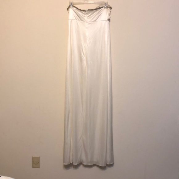 White Prom Dress - Picture 2 of 3